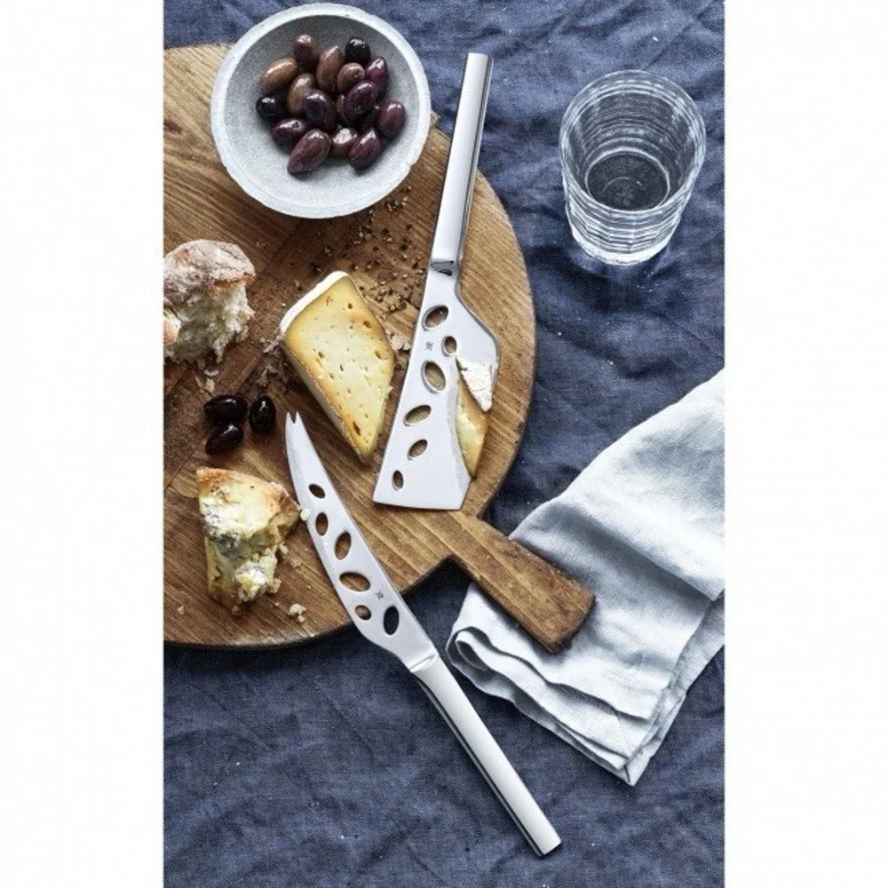 WMF Cheese Set Nuova Serving Utensil Set Of Three- Cheese Knives & Serving Spoon